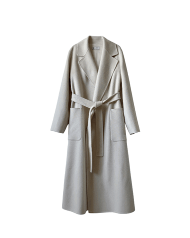 B cashmere handmade coat